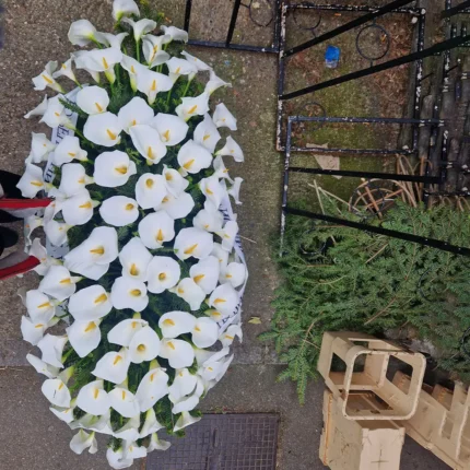 Pogrebna suza sa belim kalama – 150 komada