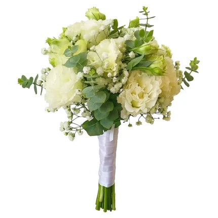 Bidermajer od krem lizijantusa